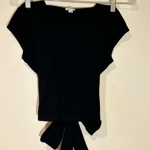 Garage Black Women's Open Back Top